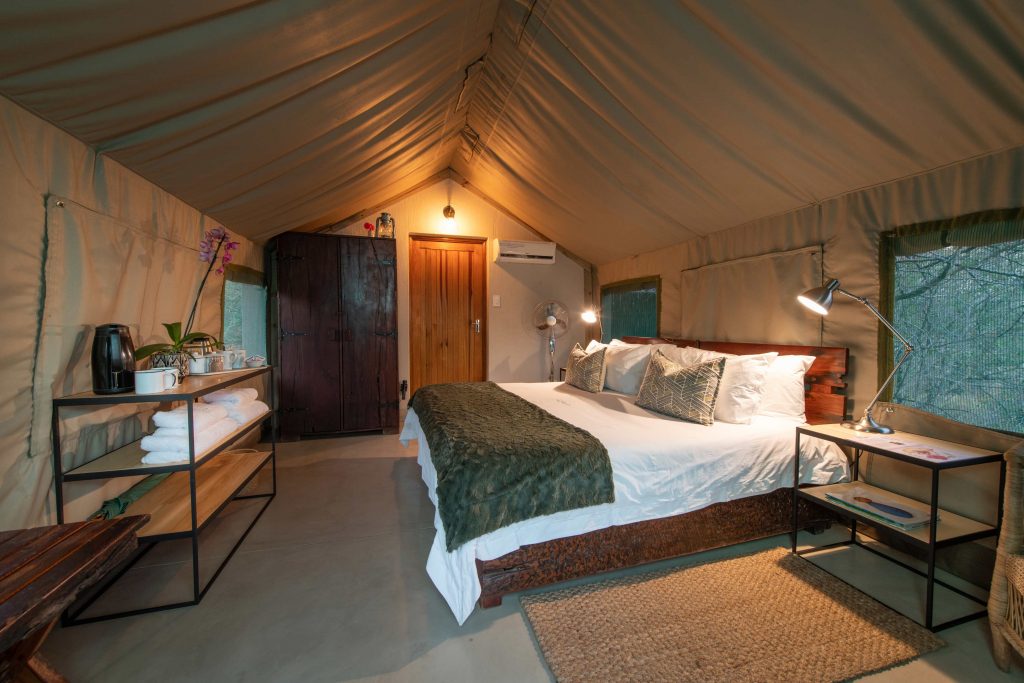 Sausage Tree Camp luxury tent